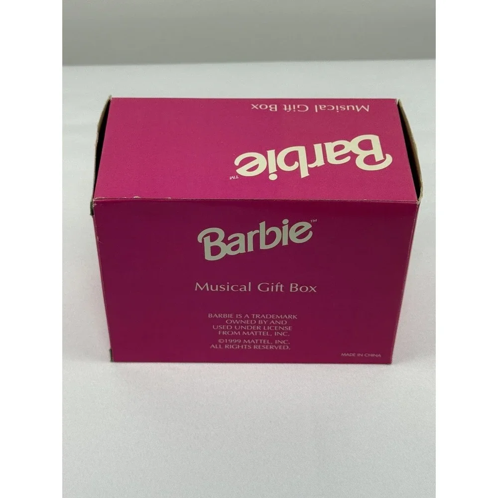 Vintage 1999 BARBIE MUSIC BOX MOTION FIGURINE & Jewelry Box by Mattel New RARE